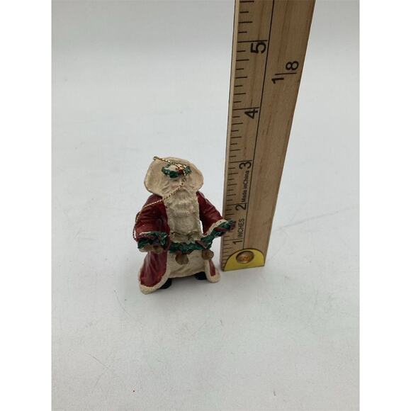 Vintage Santa Claus Ornament Hand-Painted Decor - Picture 7 of 7